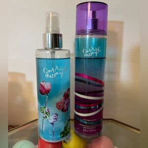 Bath and body work carried away spray bundle